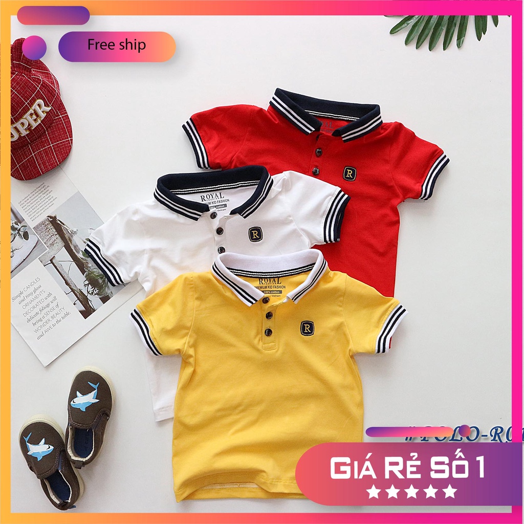 Combo 2 áo Polo cho Bé Trai cao cấp (9-29kg)- Royal KIDS