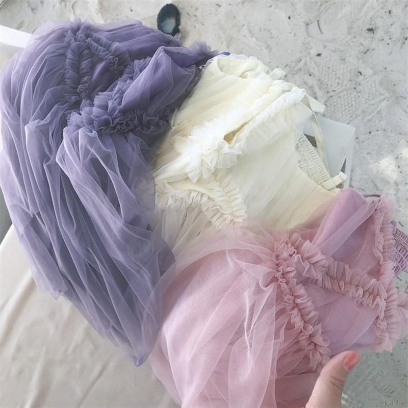 Đầm xinh xắn tùy chọn màu sắc cho bé gái