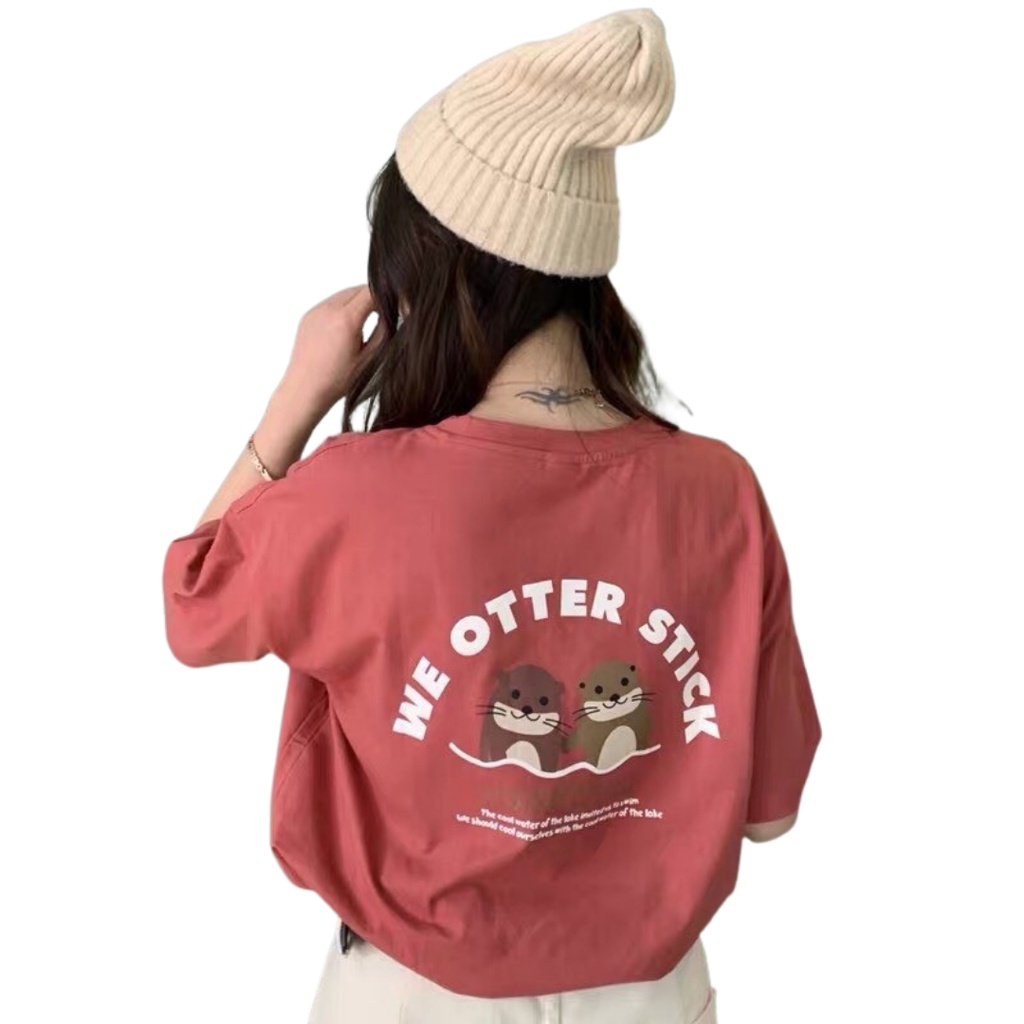 Áo Thun Nữ VN CLO in hình và chữ we atter stick - AT184