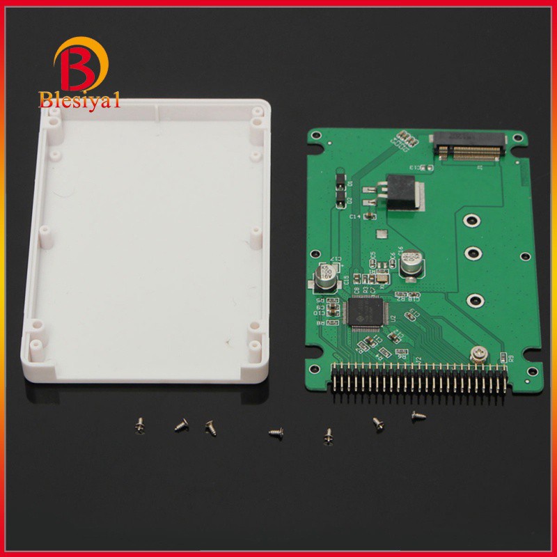 [BLESIYA1] M.2 NGFF (SATA) SSD Hard Drive to 2.5&quot; IDE Adapter Case 44Pin Connector Card