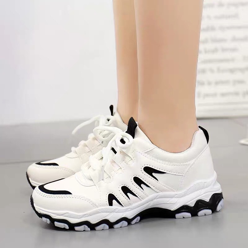 Giày thể thao nữ phong cách đế phối màu hót hít mã A14 | BigBuy360 - bigbuy360.vn