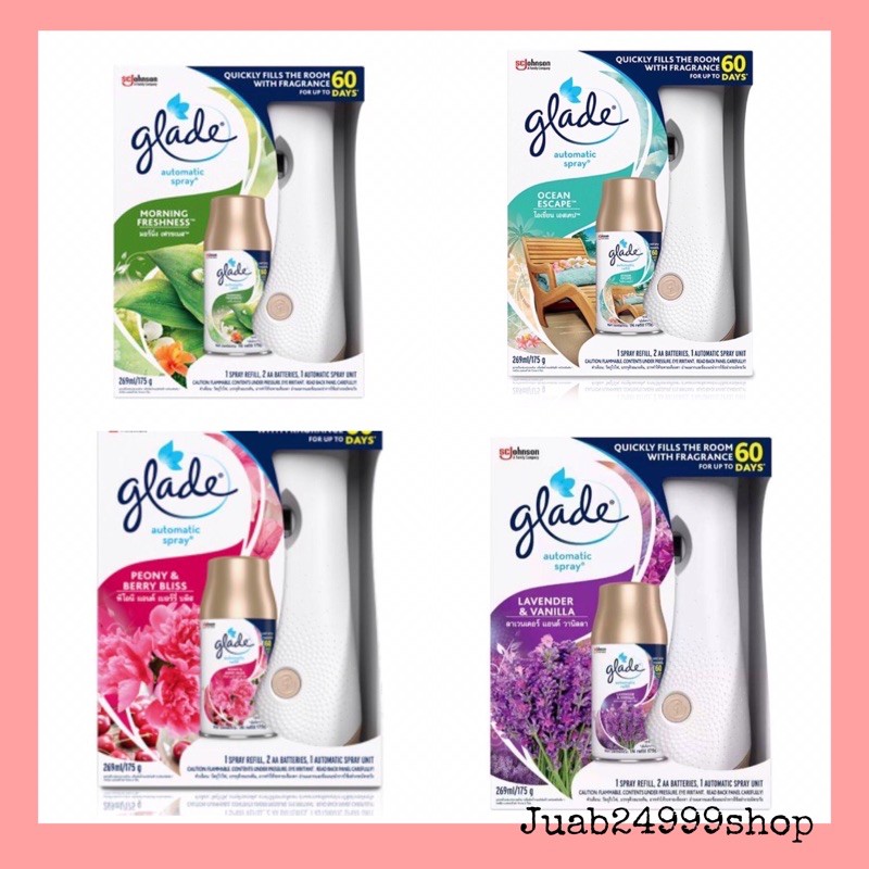 Glade Auto Spray  Máy xịt tự động Glade Thái Lan Hương thơm tự nhiên  NỘI ĐỊA THÁI Chính Hãng