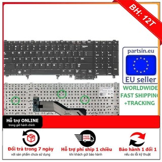 [BH 12TH] ⚡[Có led] Bàn phím laptop Dell Latitude E5520 E5530