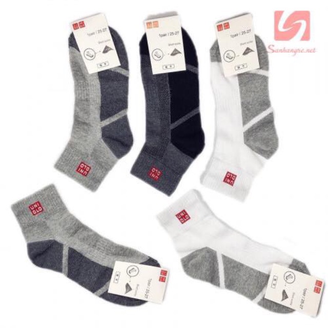 Set 10 tất Uni nam cổ cao