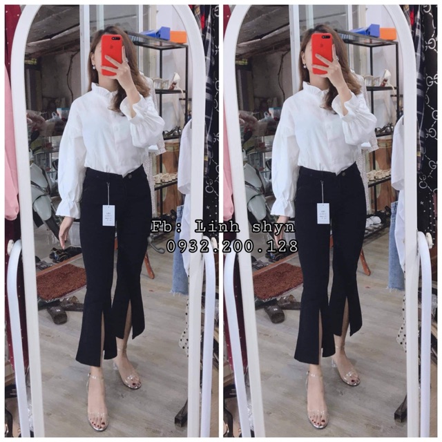 Mã quần loe xẻ trước 🔆