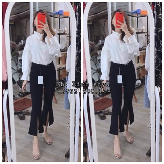 Mã quần loe xẻ trước 🔆