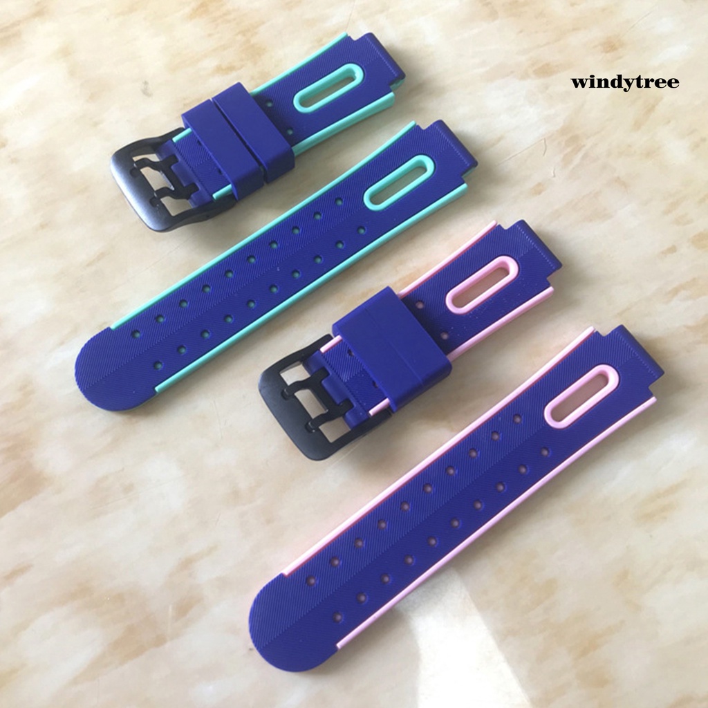 Dây đeo silicon mềm chống thấm nước thay thế 15mm cho đồng hồ trẻ em