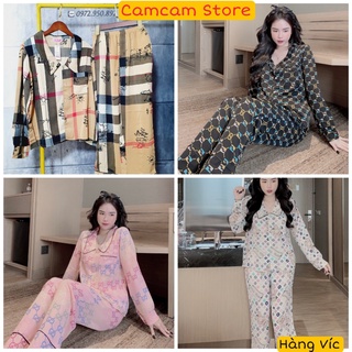 Đồ bộ tay dài lụa mango hàng víc loại 1