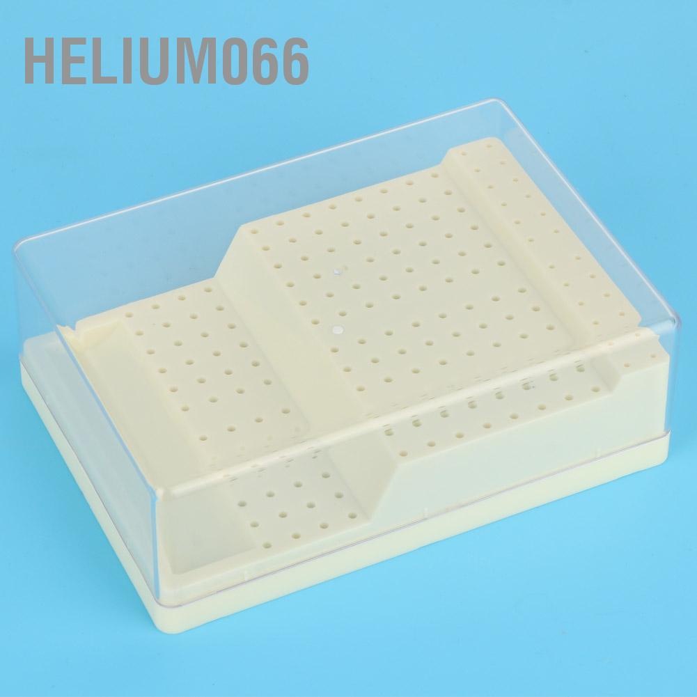 168 lỗ Mũi khoan nha khoa Giá đỡ bit Bur đứng Tổ chức hộp đựng Phụ kiện Helium066