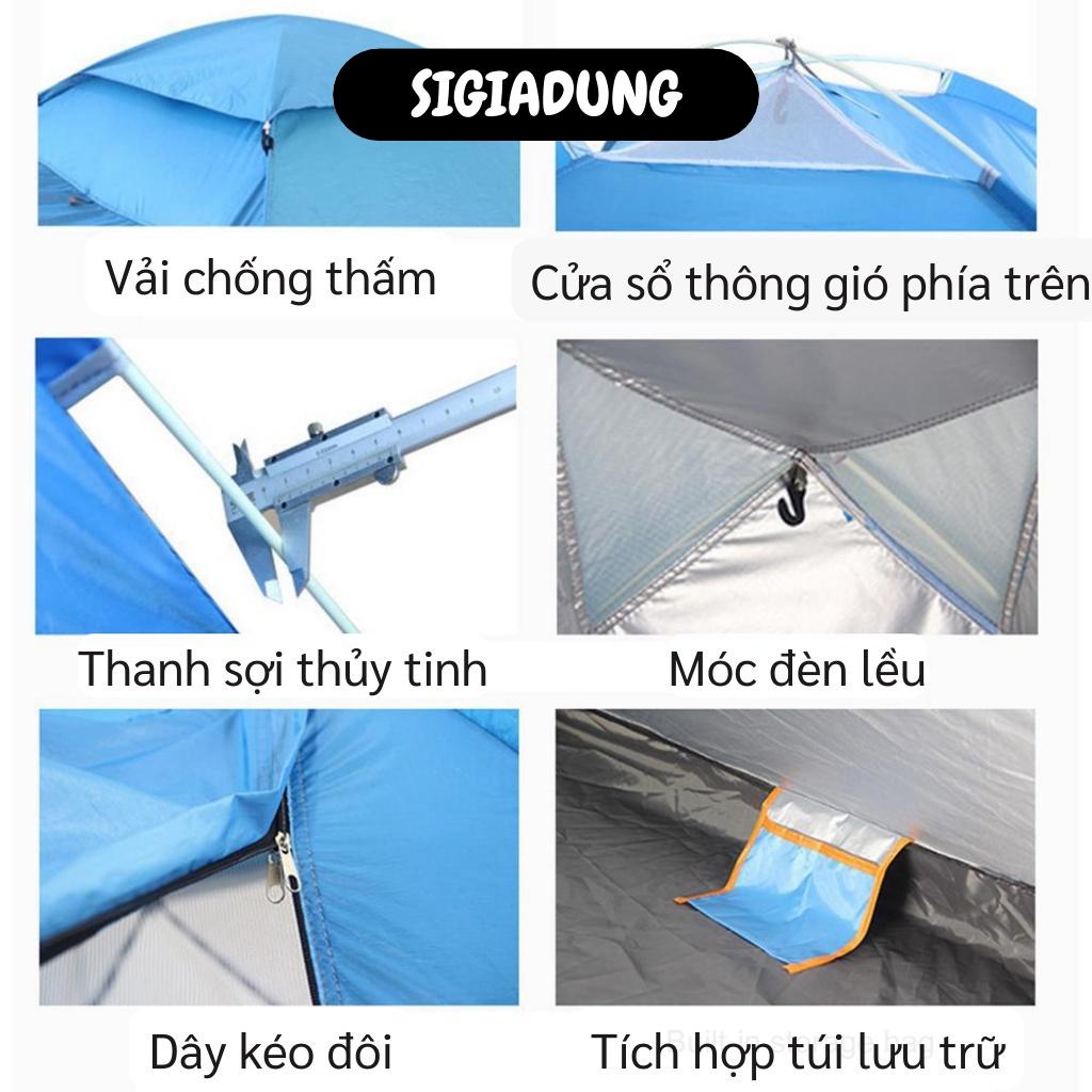 [SGD] Lều Cắm Trại - Lều Du Lịch Tự Bung 2-3 Người Chống Tia UV, Dễ Dàng Đem Theo 10442