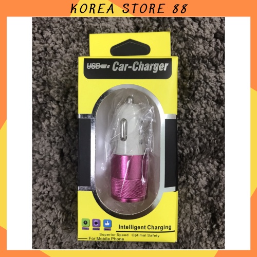 Đầu Sạc 2 Cổng USB Đa Chức Năng Trên Ô Tô 88154 KOREA STORE 88