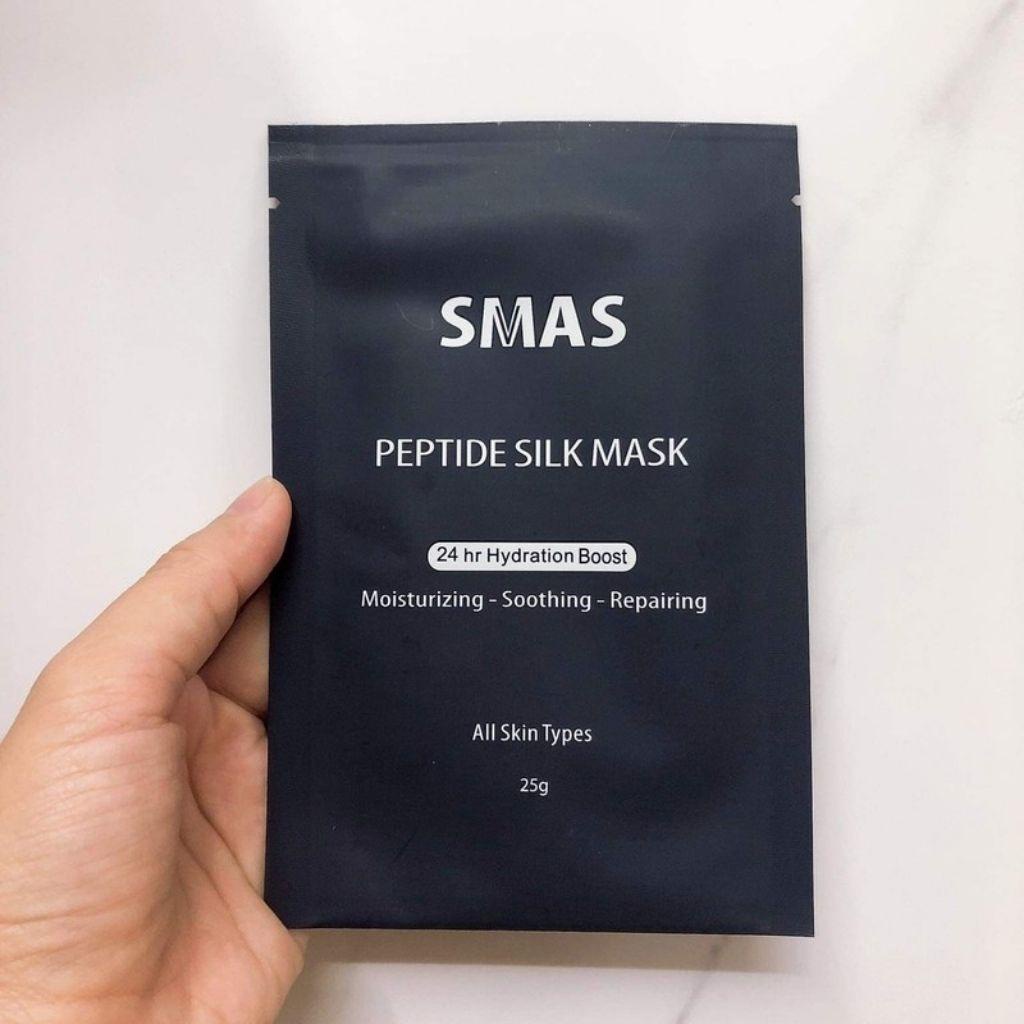 Mặt Nạ Cấp Ẩm Phục Hồi Da SMAS Peptide Silk Mask 24H Hydration Boost 25g