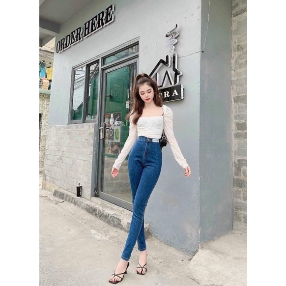 Quần Jean Lưng siêu cao hàng VNXK