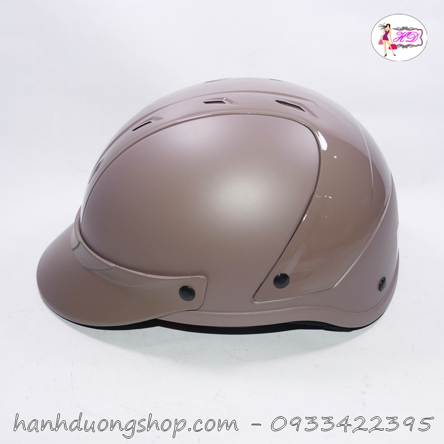 [Tặng áo mưa Hon-da] Nón bảo hiểm vá 2 mảnh thời trang độc đáo Helmet KM2301