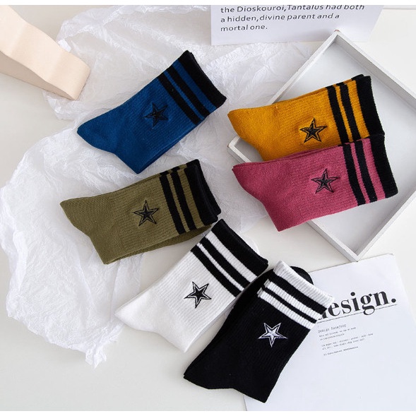 Vớ Tất cổ cao hình Ngôi Sao style Hàn Quốc siêu dễ thương dành cho nữ