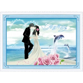 Tranh Đính Đá Đám Cưới