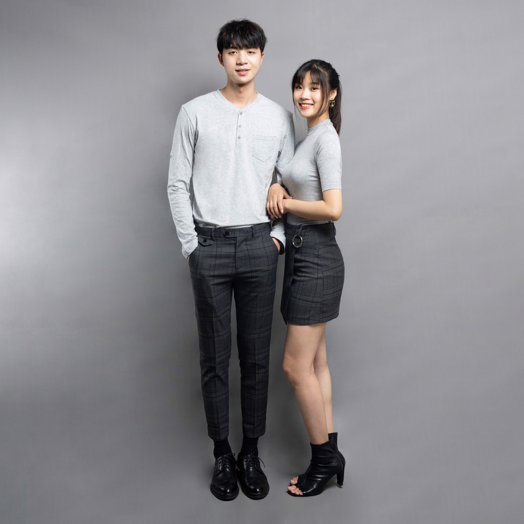 Quần âu nam SAYME quần dài kẻ caro phong cách hàn quốc MCTR0002