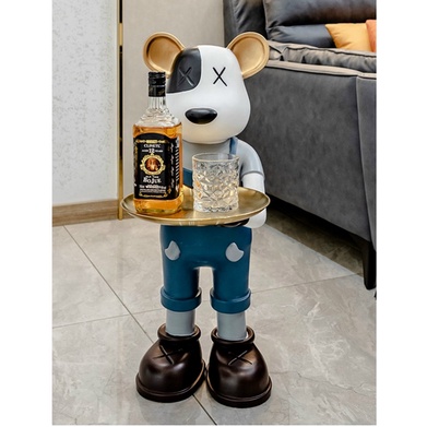 Khay để đồ hình Gấu BearBrick-Mã 4320B-kt 26x36x70cm,Kệ để đồ hình sang chảnh-decor nhà của,kệ,tủ,quà tặng đẹp ý nghĩa