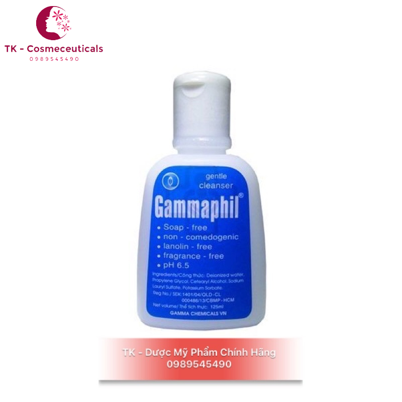 Sữa Rửa Mặt Gammaphil Cho Da Nhờn, Da Khô, Da Nhạy Cảm
