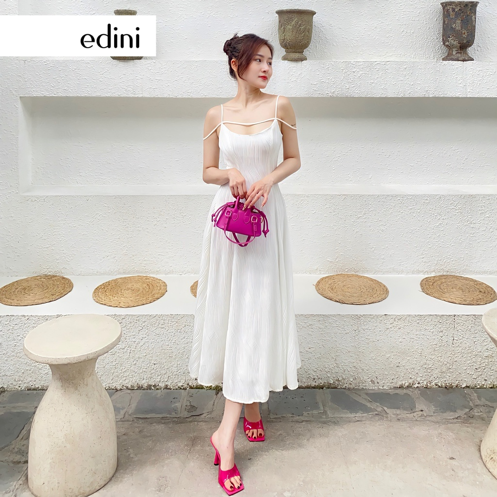Đầm Thun Gân Hai Dây - EDINI - D1526