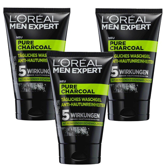 Sữa rửa mặt Loreal MEN Expert 5in1 ngăn ngừa mụn 100ml