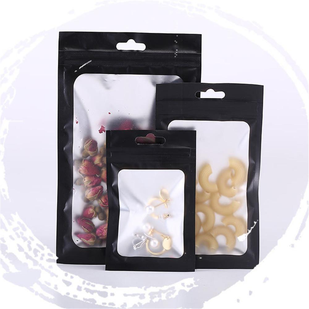 Bộ 20 Túi Đựng Đồ Bằng Lá Nhôm Chống Thấm Nước Có Khóa Kéo Màu Xanh Dương/ Hồng/Xanh Lá