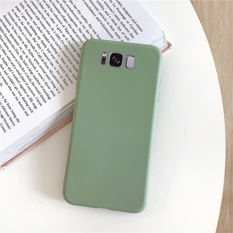 Ốp lưng điện thoại bằng TPU silicon mềm màu kẹo ngọt ngào cho Samsung Galaxy S7 Edge S8 S9 S10 Plus