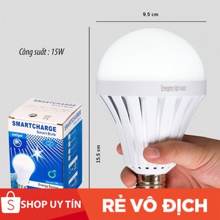 BÓNG ĐÈN LED TÍCH ĐIỆN 15W - TIỆN DỤNG KHI MẤT ĐIỆN - RẺ VÔ ĐỊCH