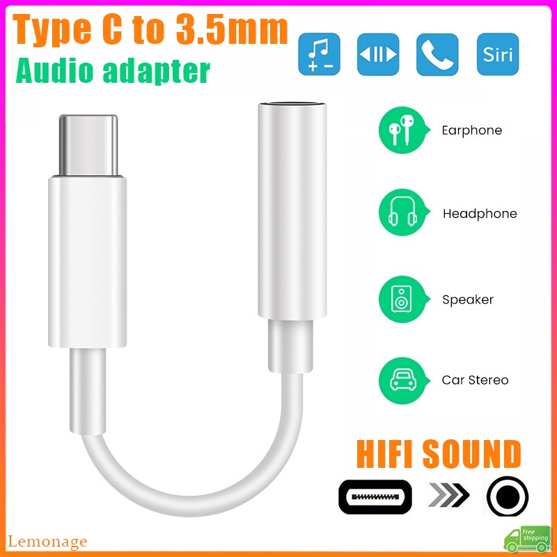 Cáp Chuyển Đổi Type C Sang 3.5mm Aux Chuyên Dụng Chất Lượng Cao