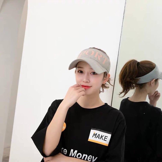 Mũ Lưỡi Trai Nửa Đầu Cá Tính Cho Bạn Nữ.