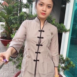 đồ lam đi chùa(cổ tàu viền)