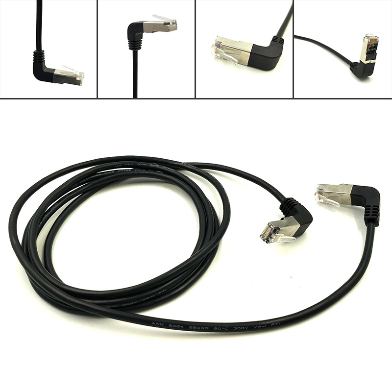 Dây Cáp 0.5m Rj45 Rj45 Male Downward 90 Độ Cat 5 | BigBuy360 - bigbuy360.vn