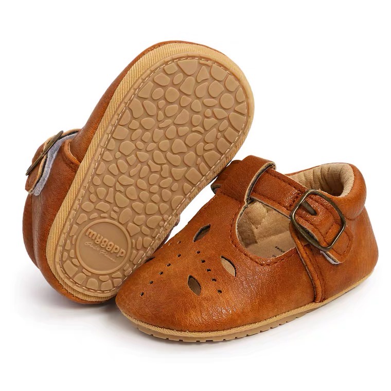 Giày cho bé SODA KIDS chất liệu da mềm, màu sắc đơn giản phong cách Hàn Quốc