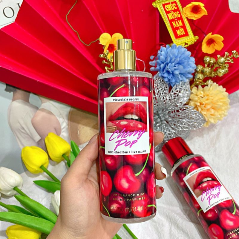 Xịt Thơm Toàn Thân  Bodymist  Victoria's Secret mùi CHERRY POP - Sexy cuốn hút