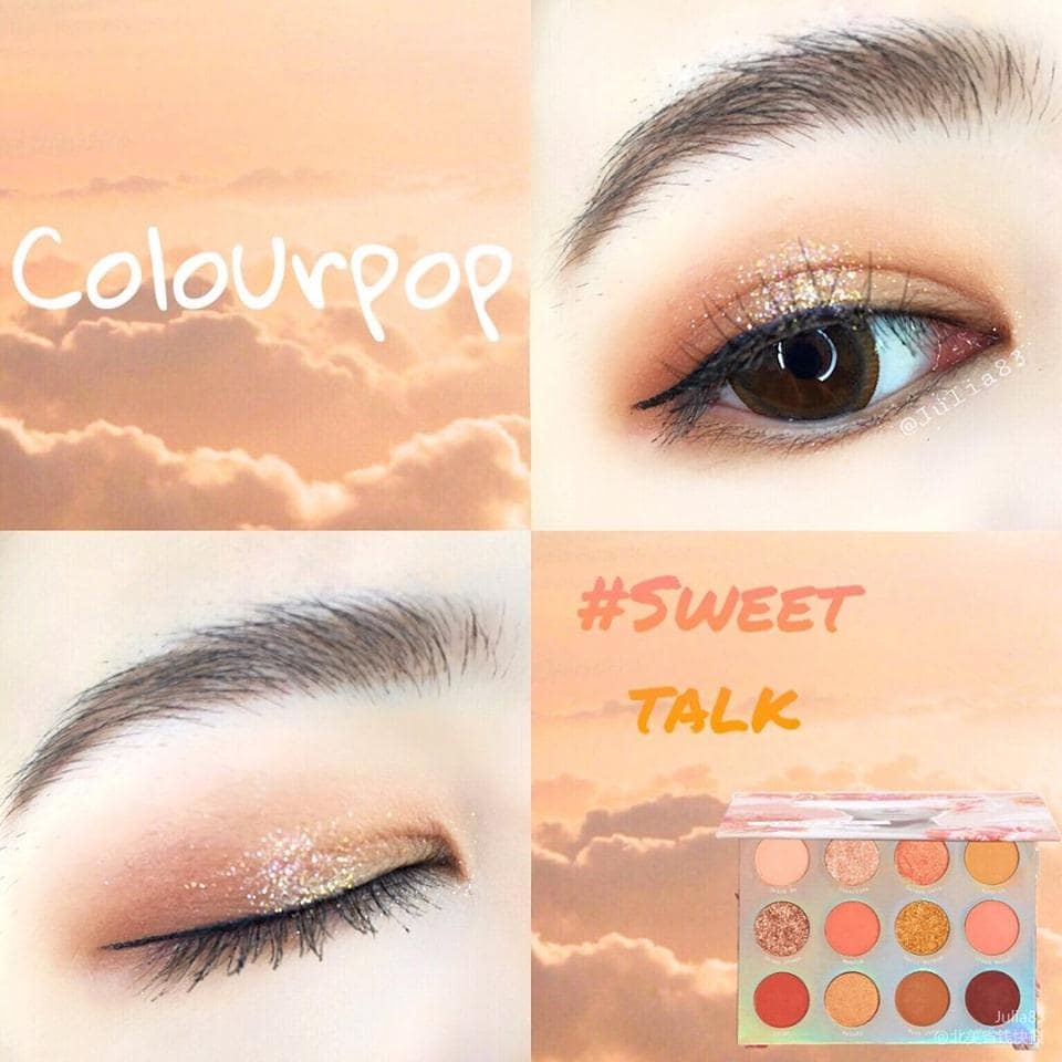 Bảng Phấn Mắt Colourpop 12 ô Sweet Talk Pressed Powder Palette