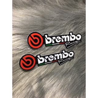Cặp logo Brembo , decal cao cấp, chống nước