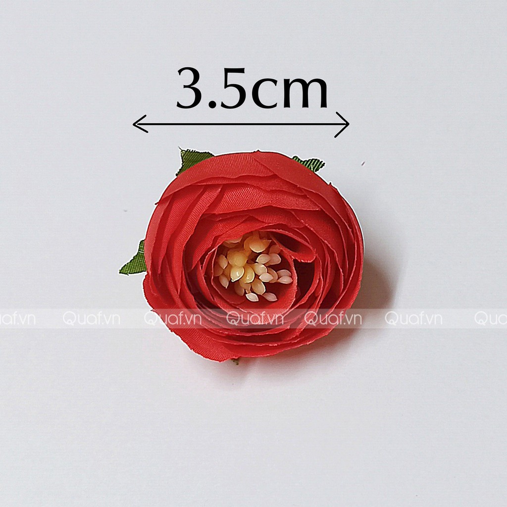 (3.5cm) Hoa Lụa Đẹp, Hoa Lụa Trang Trí Hộp Quà Tặng