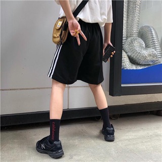 [Quần Unisex] Quần short 3 sọc line siêu hot