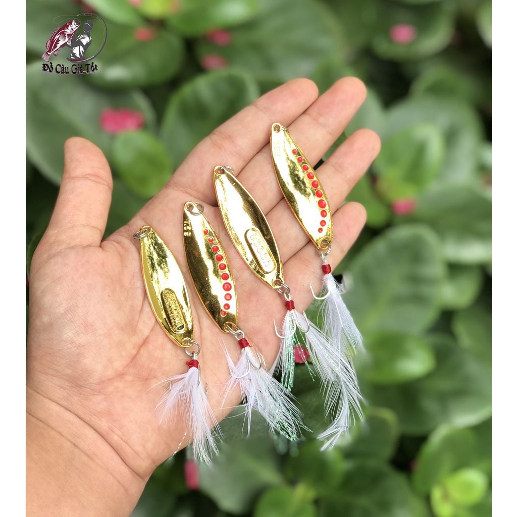 Mồi Thìa Spoon, Mồi Thìa Lượn Chuyên Câu Lure Cá Lóc, Cá Suối