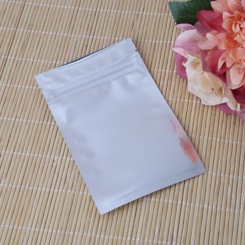 Set 50 Túi Lá Nhôm Bạc 8.5x14cm Chống Rò Rỉ Tiện Dụng