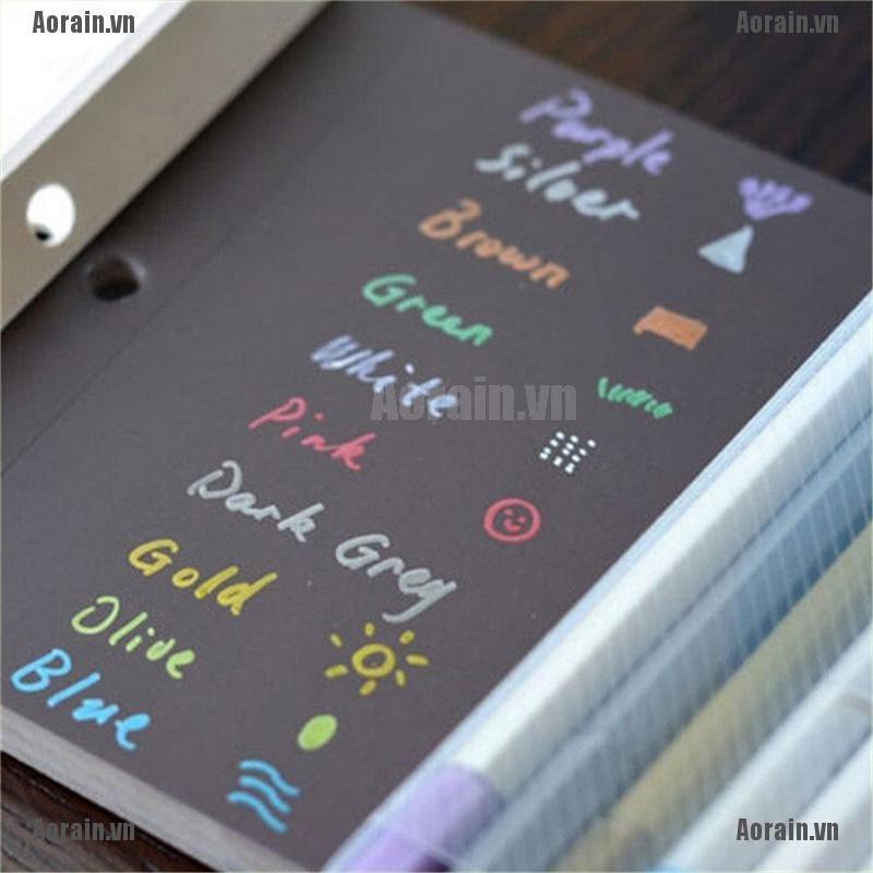 Bộ 10 Bút Màu Sắc Ánh Kim Chống Thấm Nước Đặc Biệt