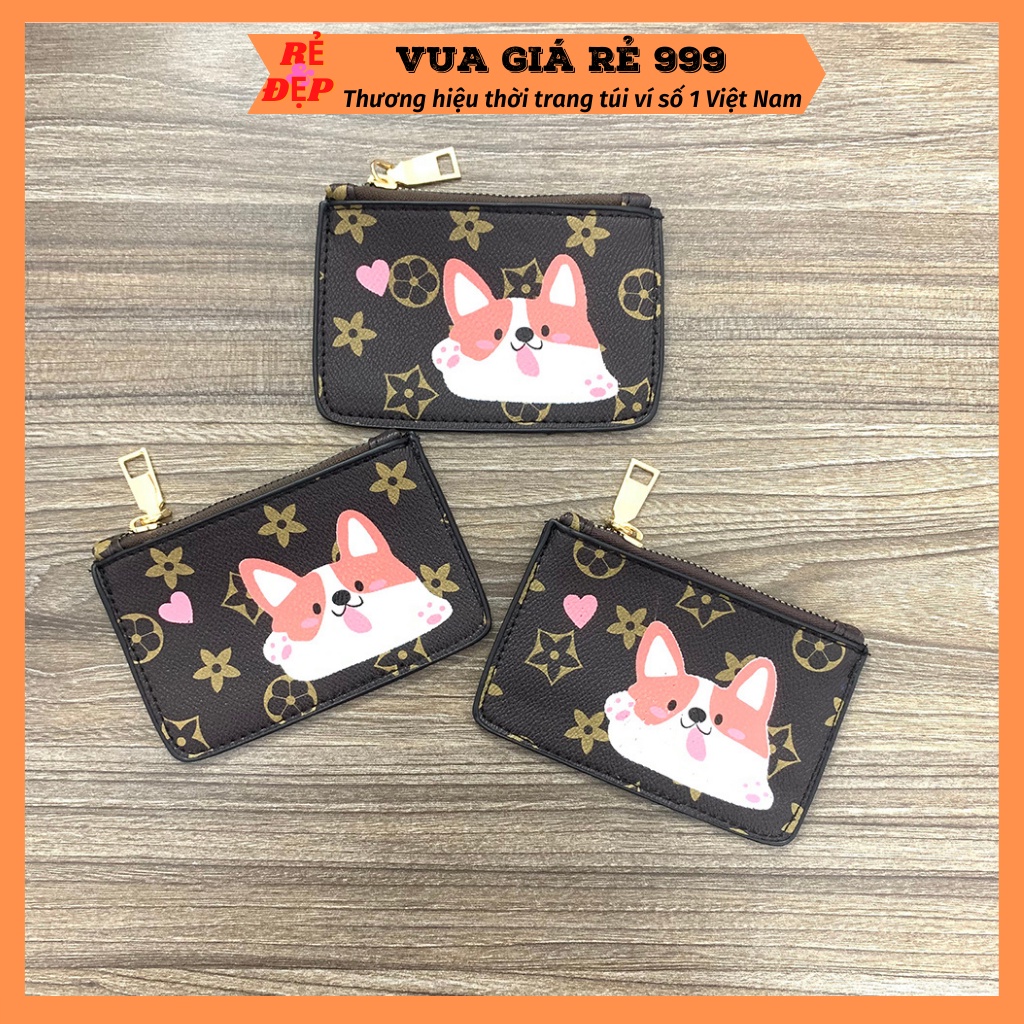 Ví nữ ngắn đẹp đựng thẻ cầm tay mini nhỏ gọn bỏ túi thời trang hàn quốc cute dễ thương giá rẻ VN65