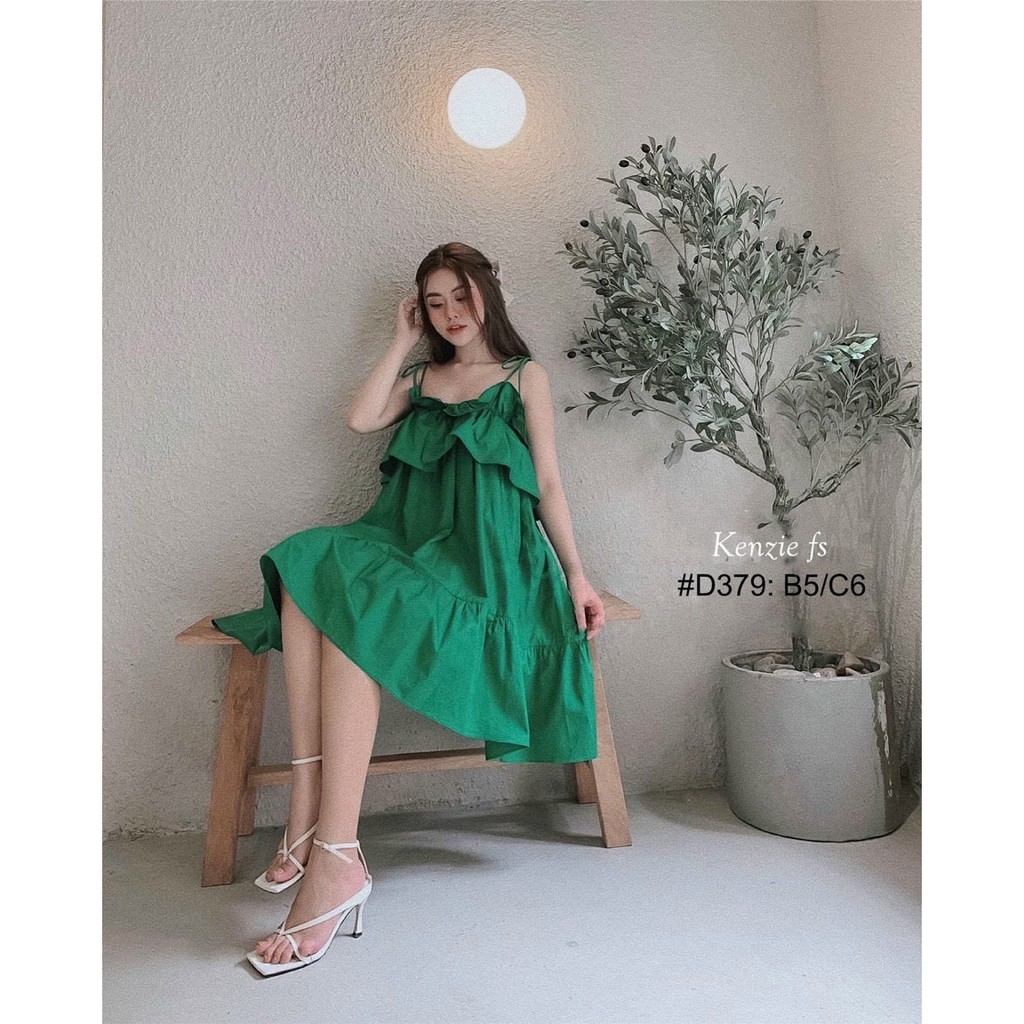 Đầm Hai Dây Tiểu Thư Dáng Dài Maxi Đủ Màu