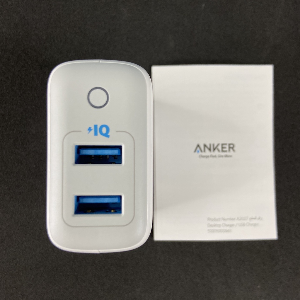 【Giao hàng nhanh】Sạc ANKER PowerPort II 2 cổng PIQ 24w - A2027 Bảo hành 18T chính hãng