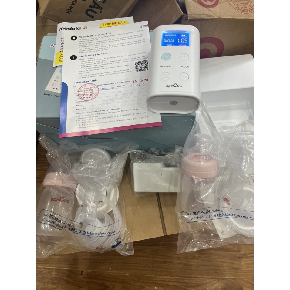 Máy hút sữa ̣̣spectra ̣9 plus hàng chính hãng bảo hành toàn quốc 24 tháng