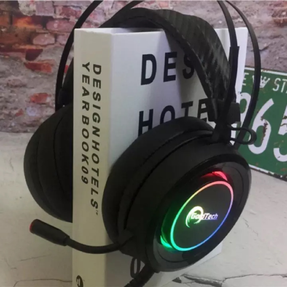 Tai Nghe Chụp Tai Có Mic Chuyên Game GOLDTECH LD89 - Âm Thanh 7.1 Đẳng Cấp Và Sống Động , Led RGB  - Bảo hành 2 năm