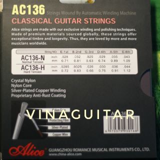 Dây guitar classic Alice AC136