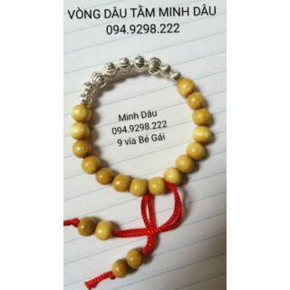 Vòng dâu 9bi bạc bé gái