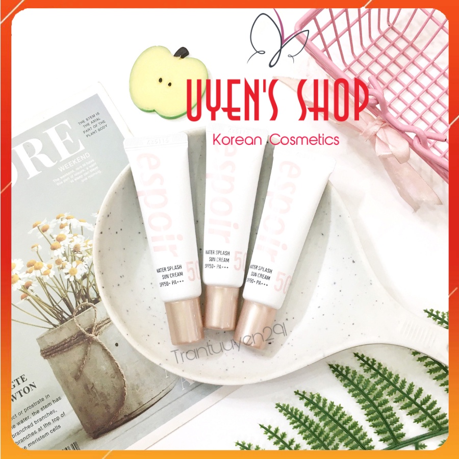 (Mini size 20ml) Kem chống nắng Espoir Water Splash Sun Cream SPF50+ PA+++