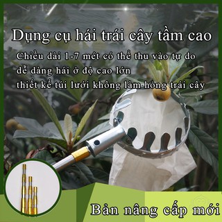 Dụng cụ hái trái cây tầm cao EXTENSION ROD (kéo dài 7m) - Home and Garden